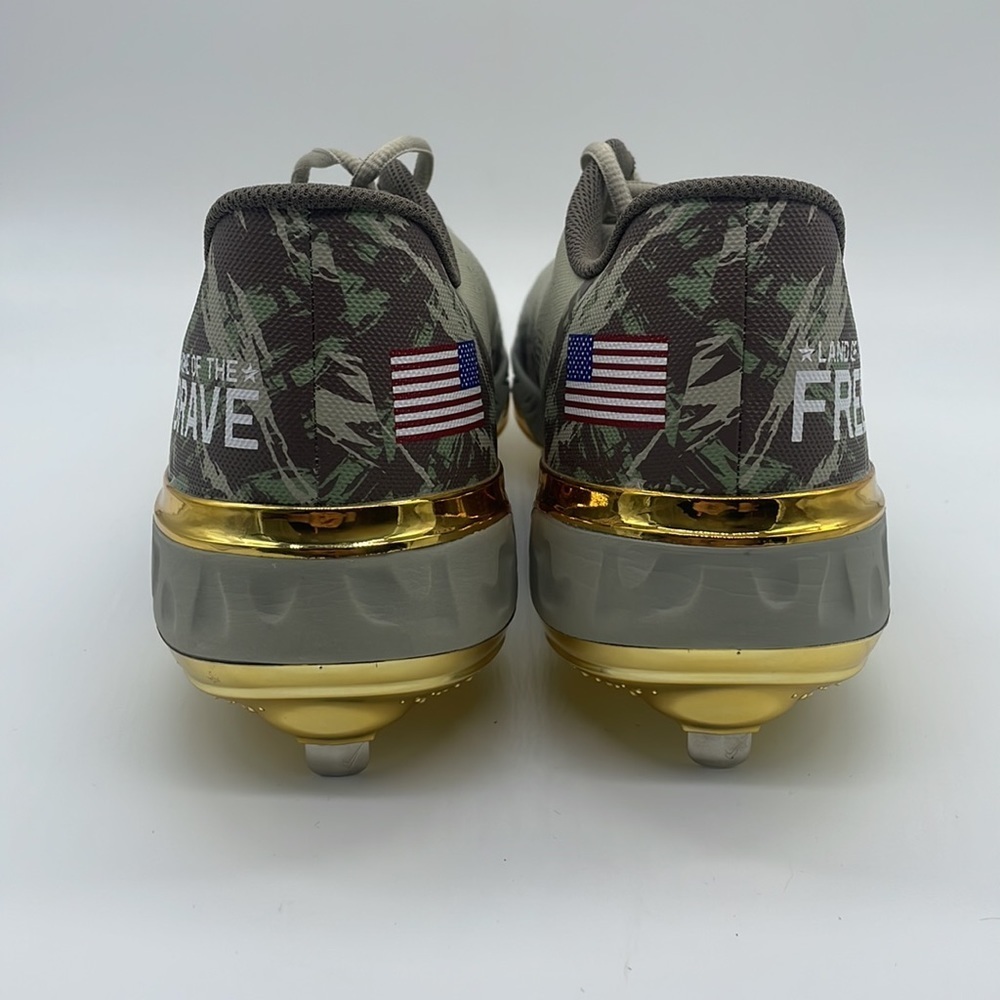 Men’s Nike Alpha Huarache Elite 3 Low "Land of the Free" USA DA1676-290 - Picture 3 of 4